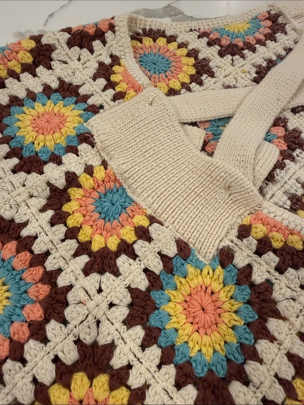 Zara crochet knit romper